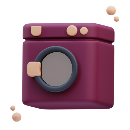 Máquina de lavar  3D Icon