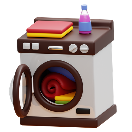 Máquina de lavar  3D Icon