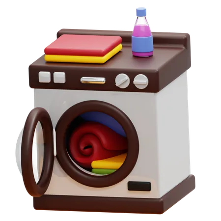 Máquina de lavar  3D Icon