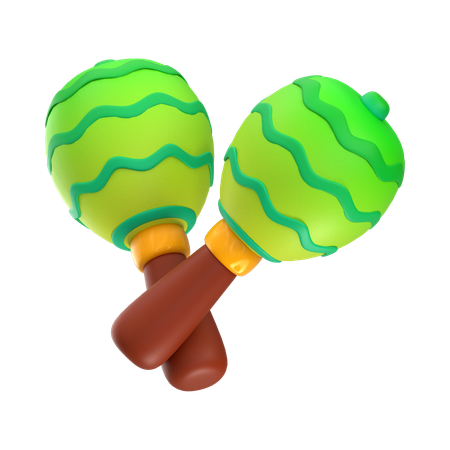 Maracas  3D Icon