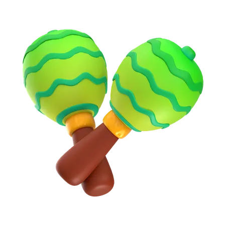 Maracas  3D Icon