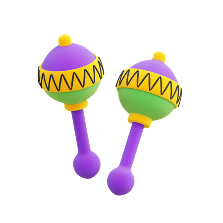 Maracas  3D Icon