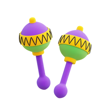 Maracas  3D Icon