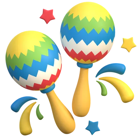 Maracas  3D Icon