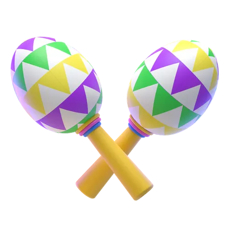 Maracas  3D Icon