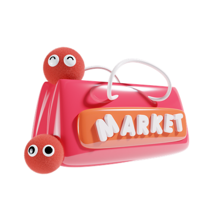 Market  3D Icon