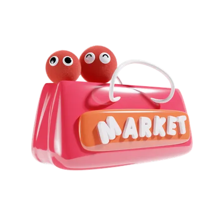 Market  3D Icon