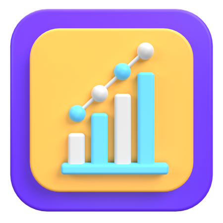 Market Analytics  3D Icon