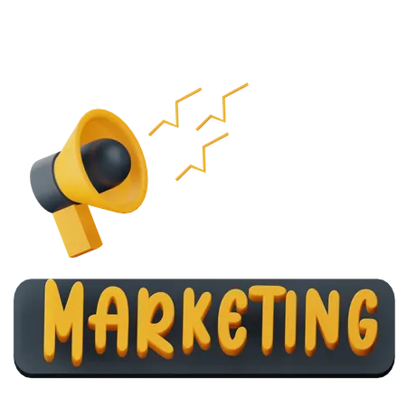 Marketing  3D Icon