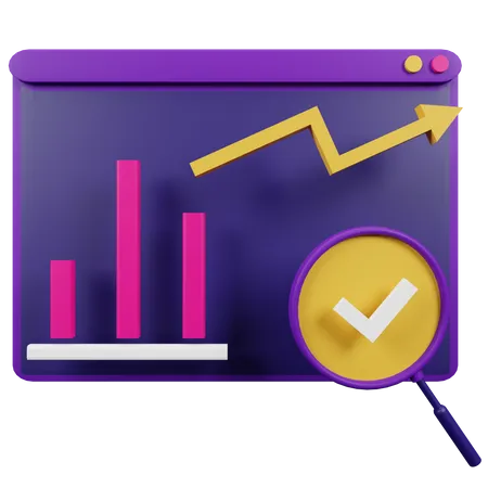 Marketinganalyse  3D Icon