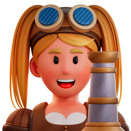 Marksman Hero  3D Icon