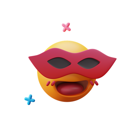 Mascarilla  3D Icon