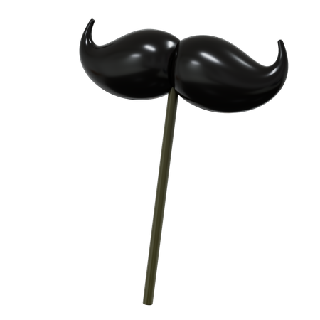 Máscara de bigode  3D Illustration