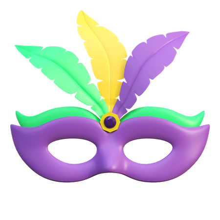 Máscara de carnaval  3D Icon