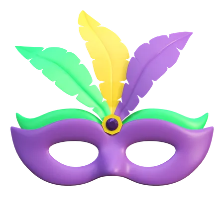 Máscara de carnaval  3D Icon