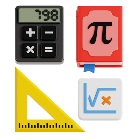 Mathématiques  3D Icon