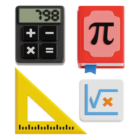 Mathématiques  3D Icon