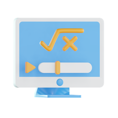 Math tutorial  3D Icon