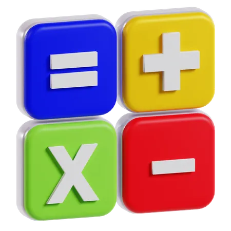 Mathematics  3D Icon