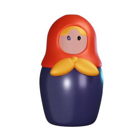 Matroschka-Puppe  3D Icon