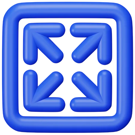 Maximiser  3D Icon