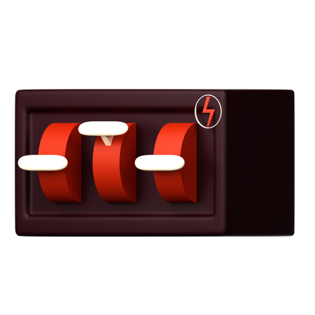 Mcb electrico  3D Icon