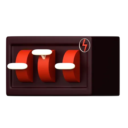 Mcb electrico  3D Icon