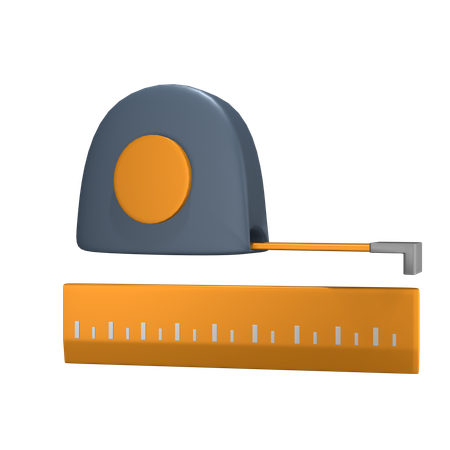 Measurement Tape  3D Icon