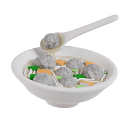 Meatballs  3D Icon