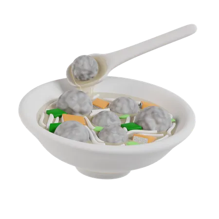 Meatballs  3D Icon