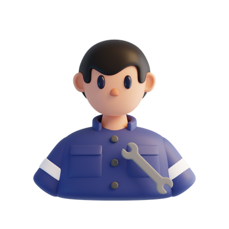 Mechanic  3D Icon