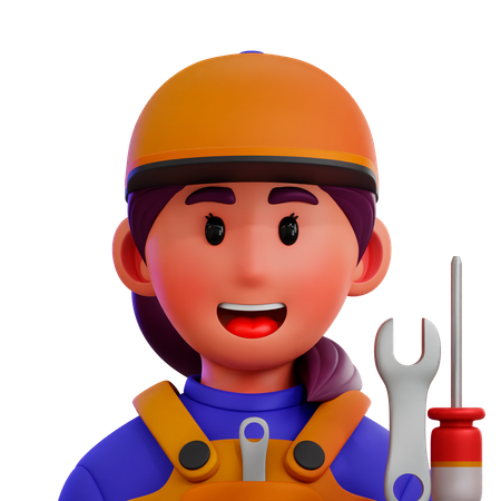 Mechanic  3D Icon