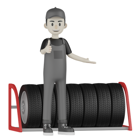 Mechanic Like  3D Illustration