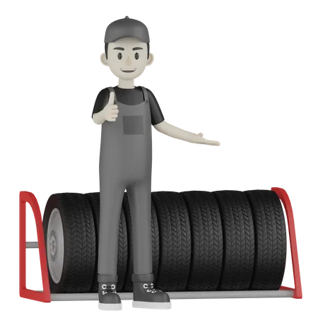 Mechanic Like  3D Illustration