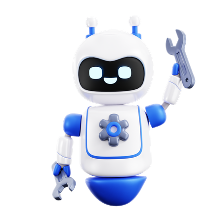 Mechanic Robot  3D Icon