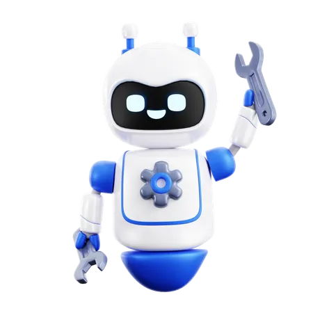 Mechanic Robot  3D Icon