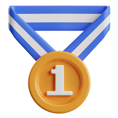 Medalha  3D Illustration