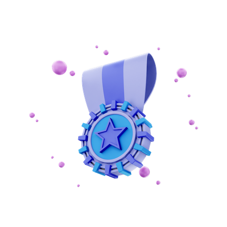 Medalha  3D Illustration