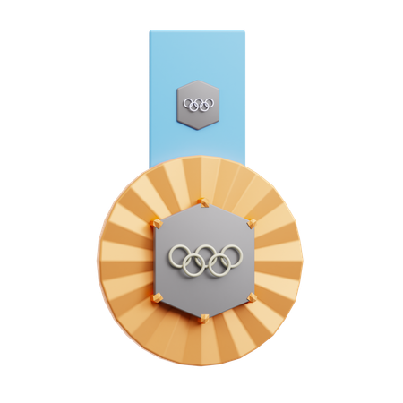 Medalha de bronze  3D Icon