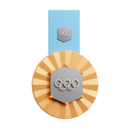 Medalha de bronze  3D Icon