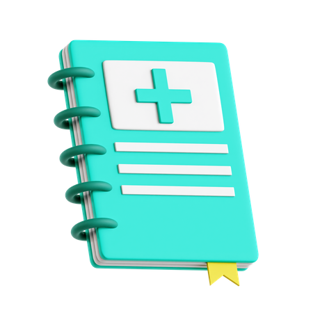 Medical Book  3D Icon