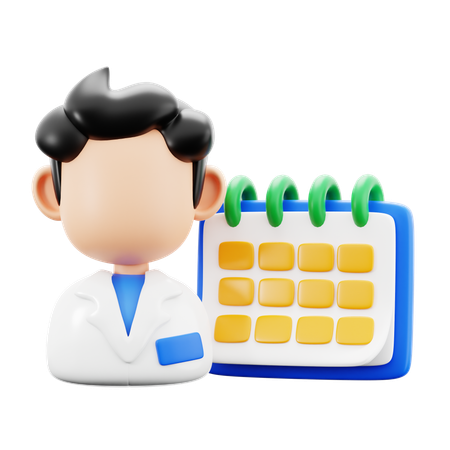 Medical Calendar  3D Icon