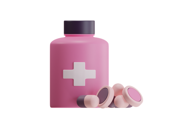 Medical Pills  3D Icon