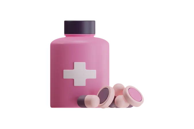 Medical Pills  3D Icon