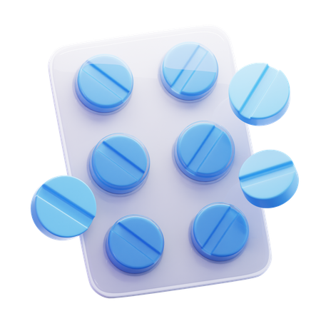 Medical Pills  3D Icon