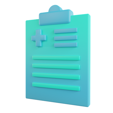 Medical Records  3D Illustration