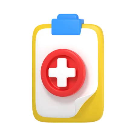 Medical Reports  3D Icon