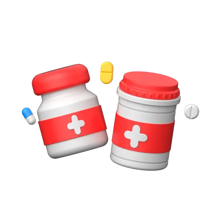 Médicament  3D Icon