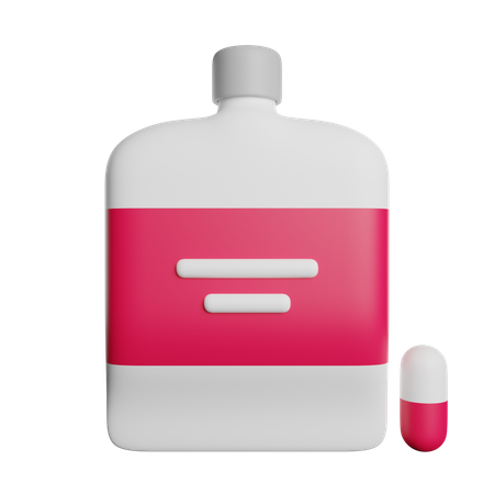 Medicamento  3D Icon