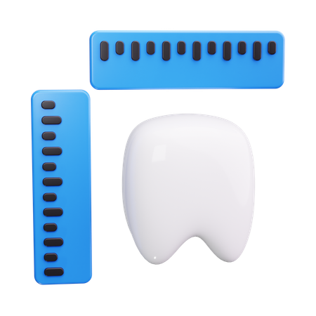 Medição do dente  3D Icon